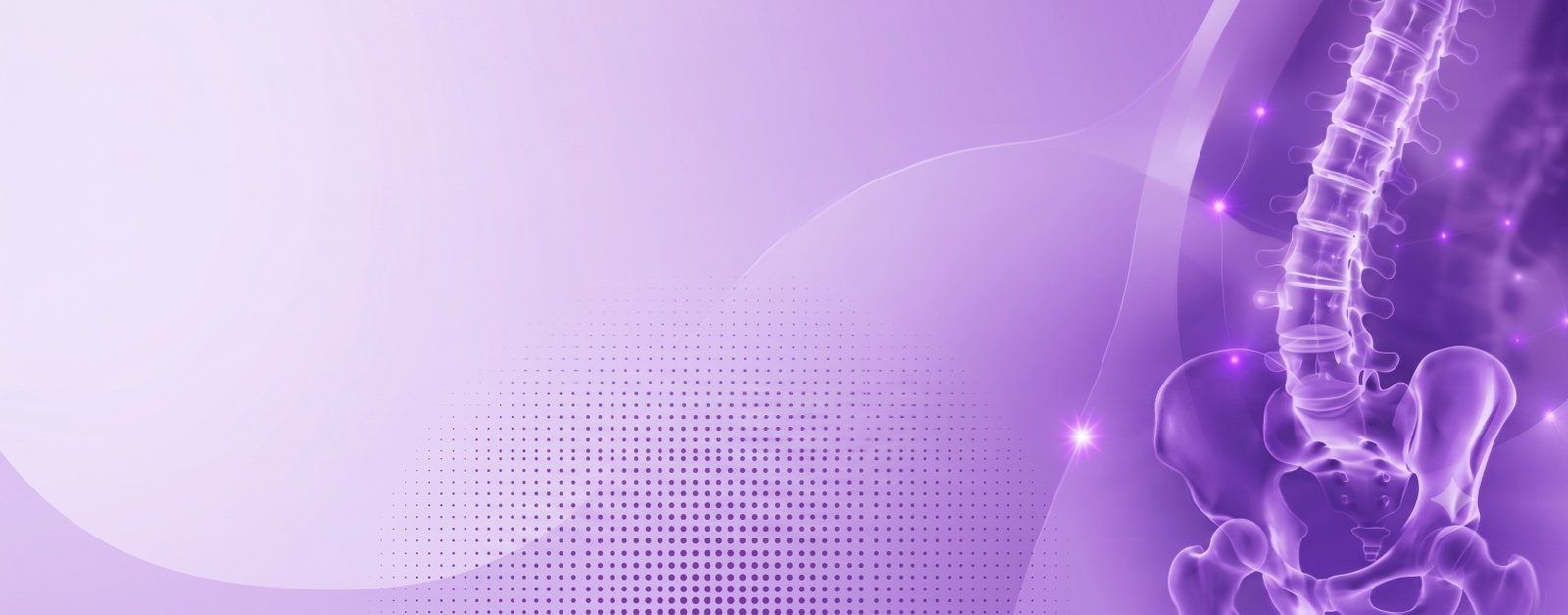Footer Spine & Medical Background